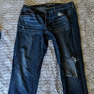 Distressed AE jeans